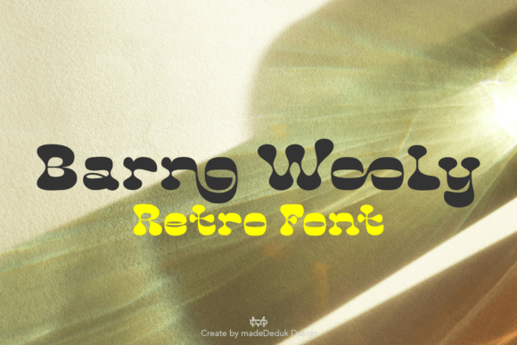Barno Wooly: A Vintage Font for Editorial Design