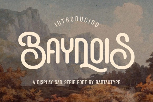 Baynois: A Vintage Font for Digital Design