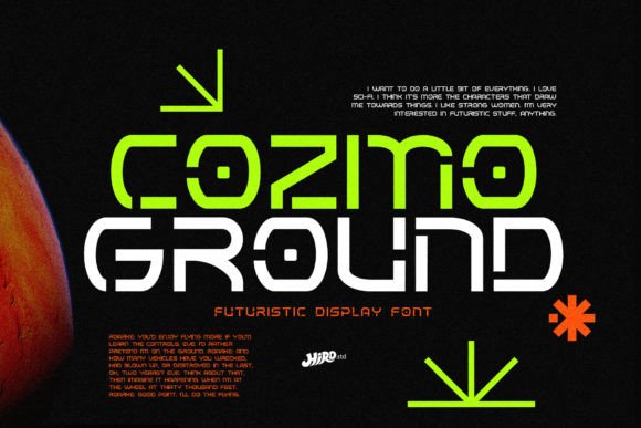 Cozmo Ground: A Font for Future-Focused Campaigns