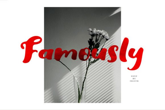 Famously: A Fun and Fanciful Display Font for Branding