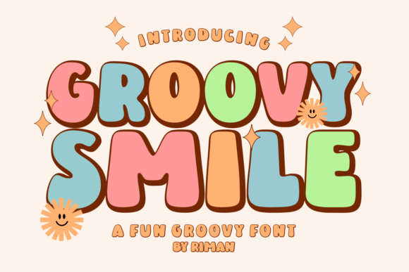 Groovy Smile: A Playful Font for Editorial Expression