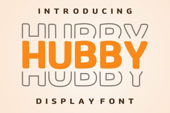 Hubby: A Display Font for Modern Web Design