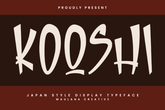 Kooshi: A Font That Elevates Branding with Japanese Style