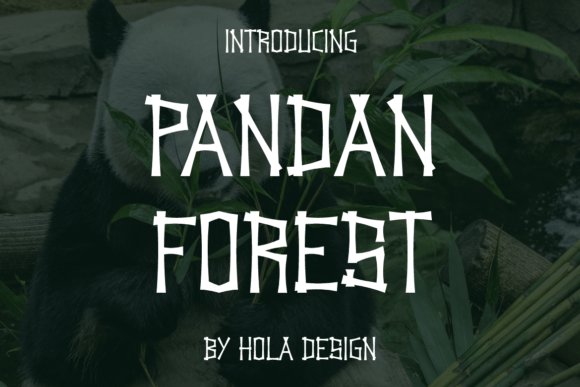Pandan Forest: A Playful Font for Campaign Creativity