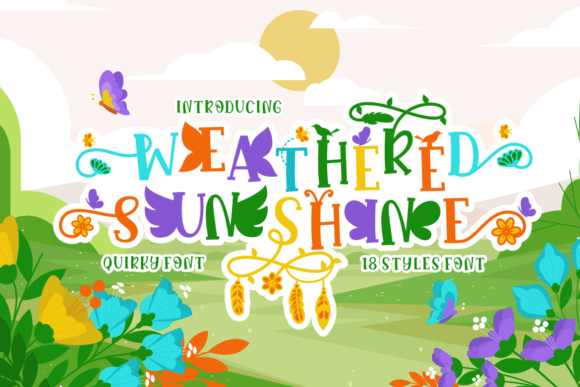 Weathered Sunshine: A Font That Brings Spring to Your Digital Design